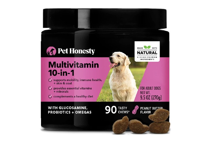 PetHonesty Senior Support 10-in-1 Multivitamin for Dogs