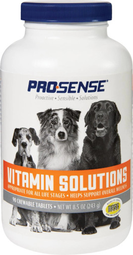 Pro-Sense Dog Vitamin Solutions Chewable Tablet Multivitamin for Dogs