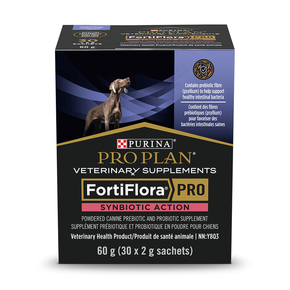 Purina Pro Plan Veterinary Diets Fortiflora SA Synbiotic Action Canine skin & coat supplement