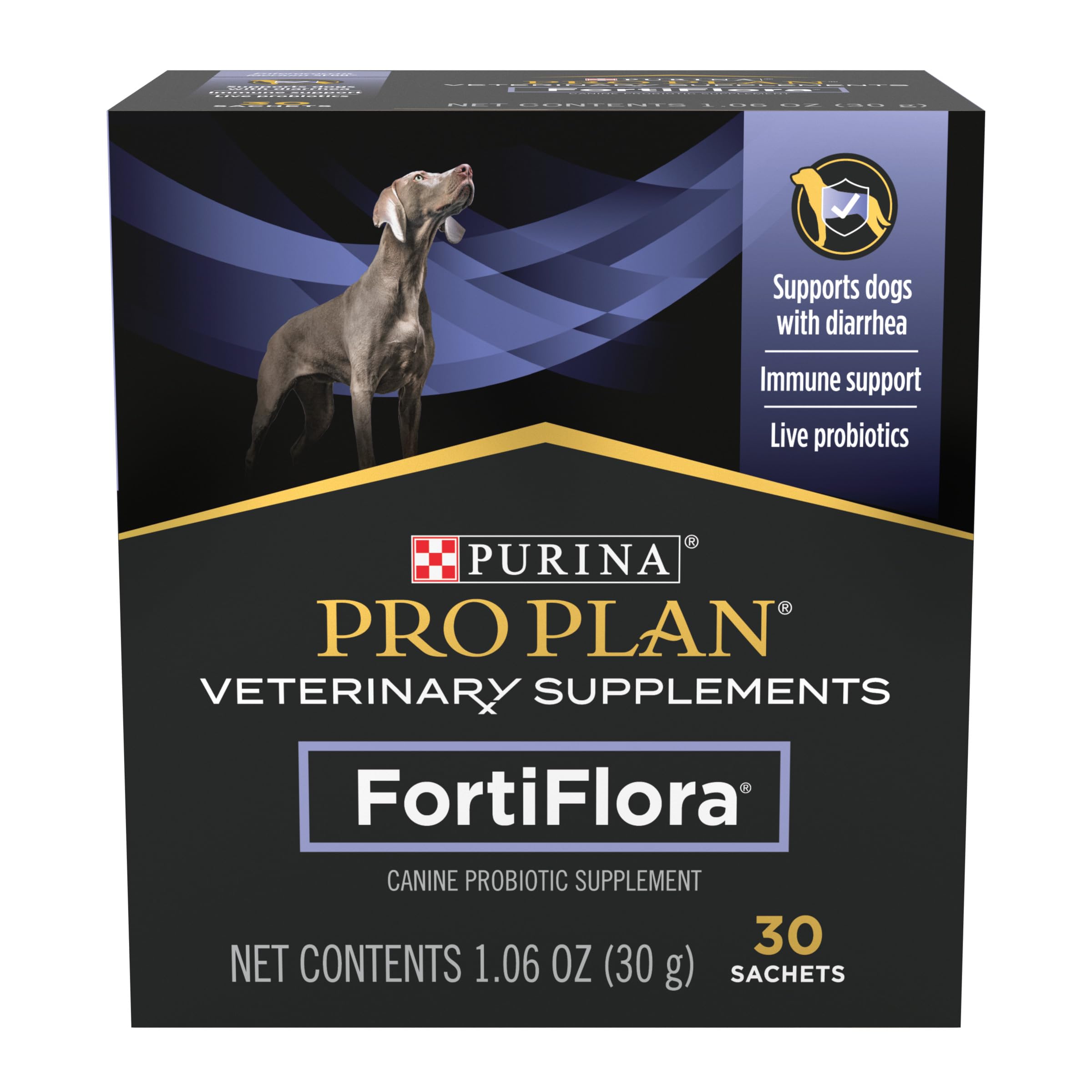 Purina Pro Plan Veterinary Diets Fortiflora Probiotic Supplement for Dogs