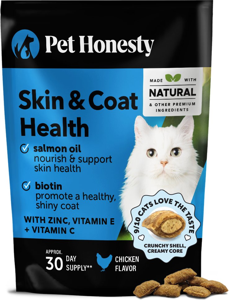 Skin & Coat Chews for Dogs & Cats pet supplement