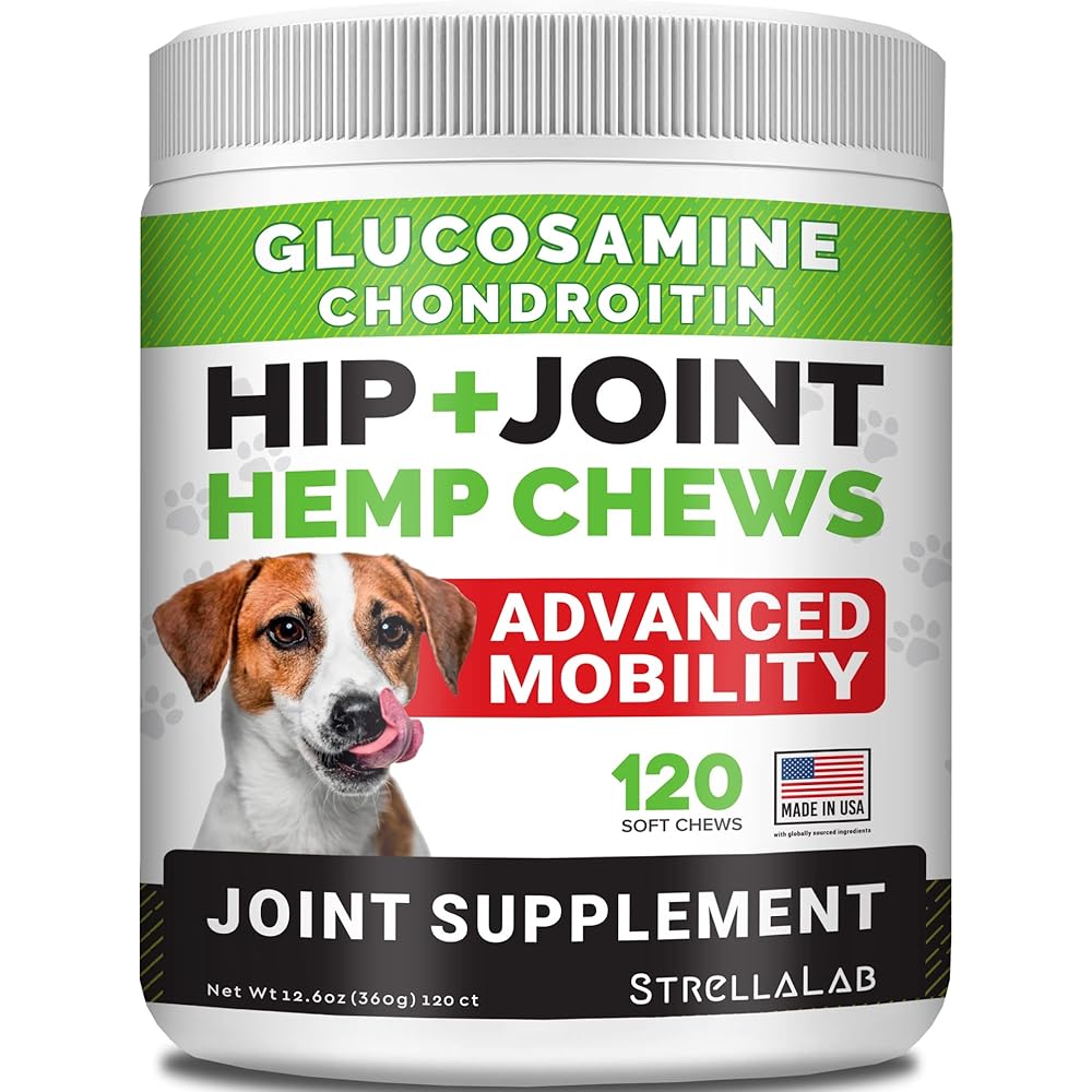 StrellaLab Hemp Treats for Dogs - Joint & Mobility