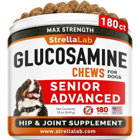 StrellaLab Senior Dog Vitamins and Glucosamine