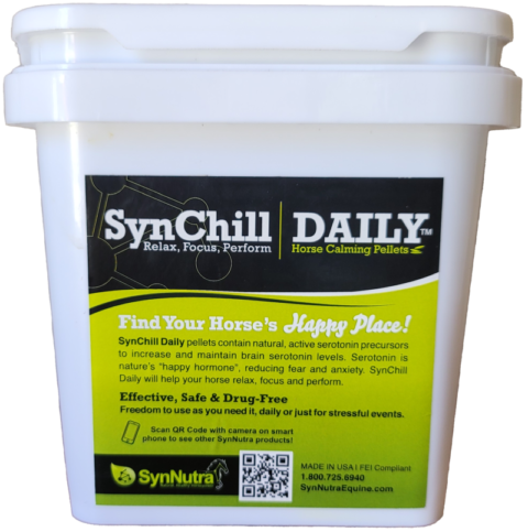 SynNutra Equine SynChill Daily Calming Pellets Horse Supplement, 30 Servings pet supplement