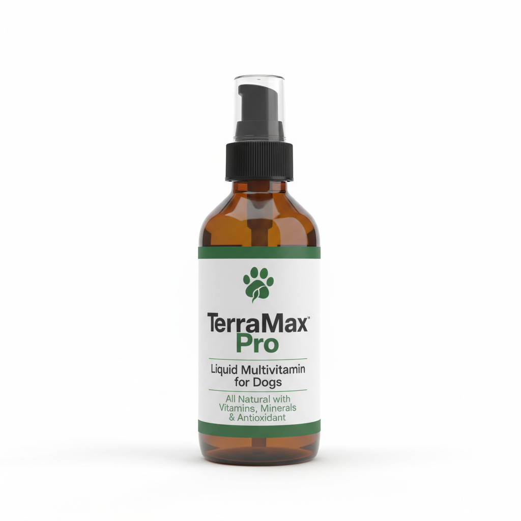 TerraMax Pro Liquid Multivitamin for Dogs - All Natural with Vitamins, Minerals & Antioxidants
