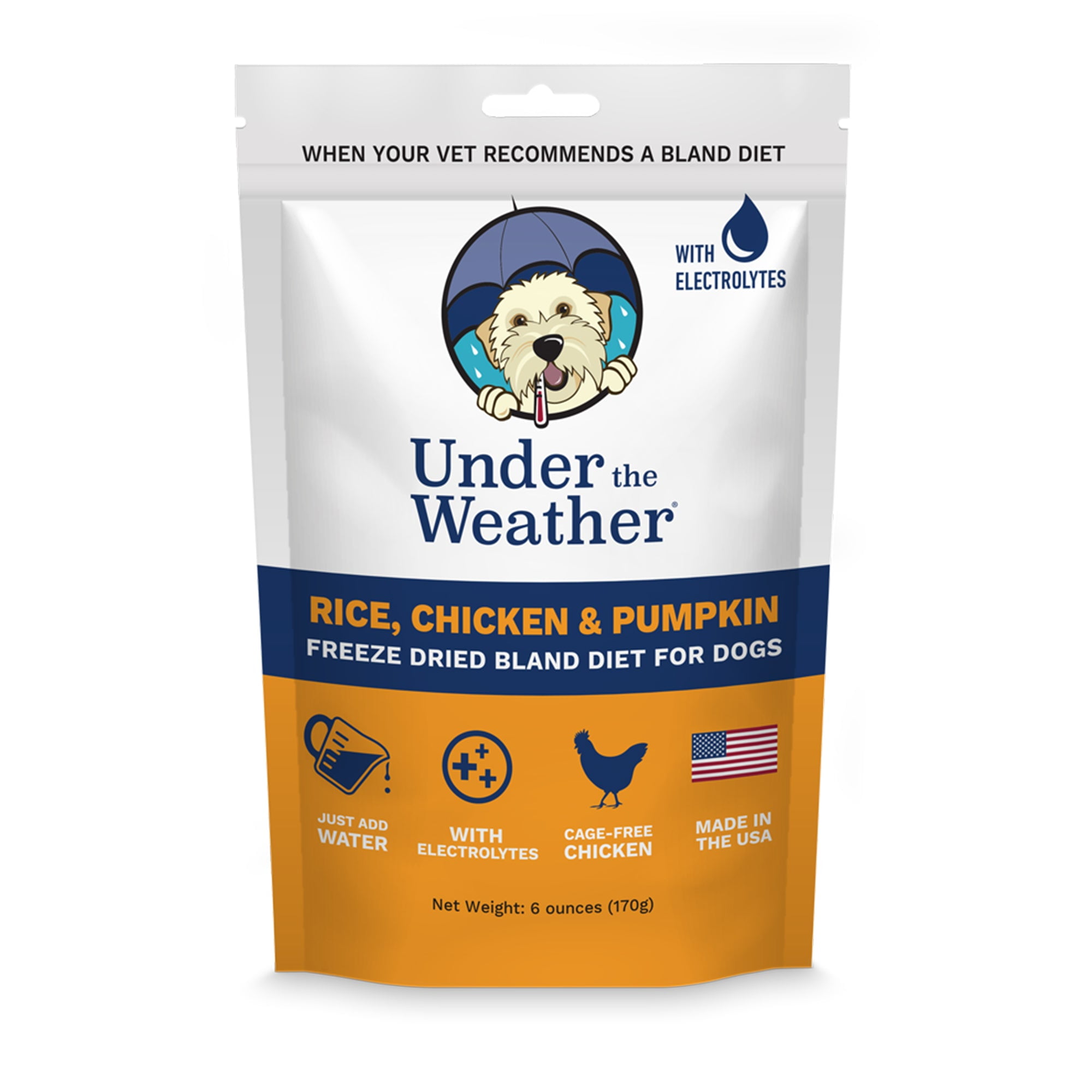 Under the Weather Rice & Pumpkin Freeze-Dried Bland Diet for Dogs