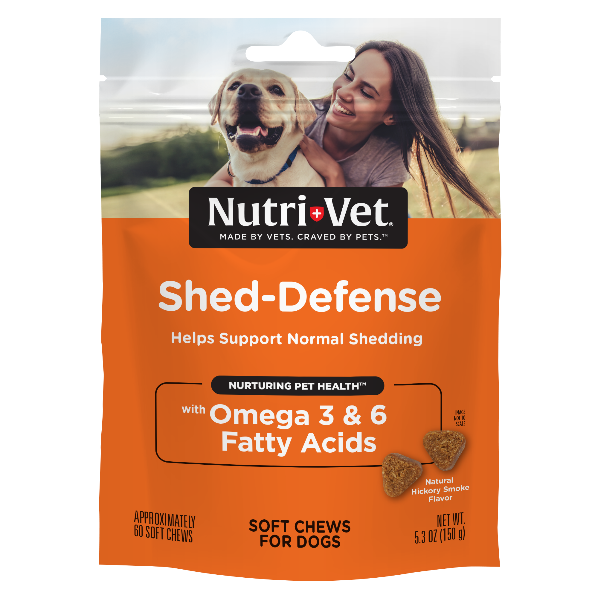 Nutri-Vet Shed Defense Soft Chews for Dogs skin & coat supplement