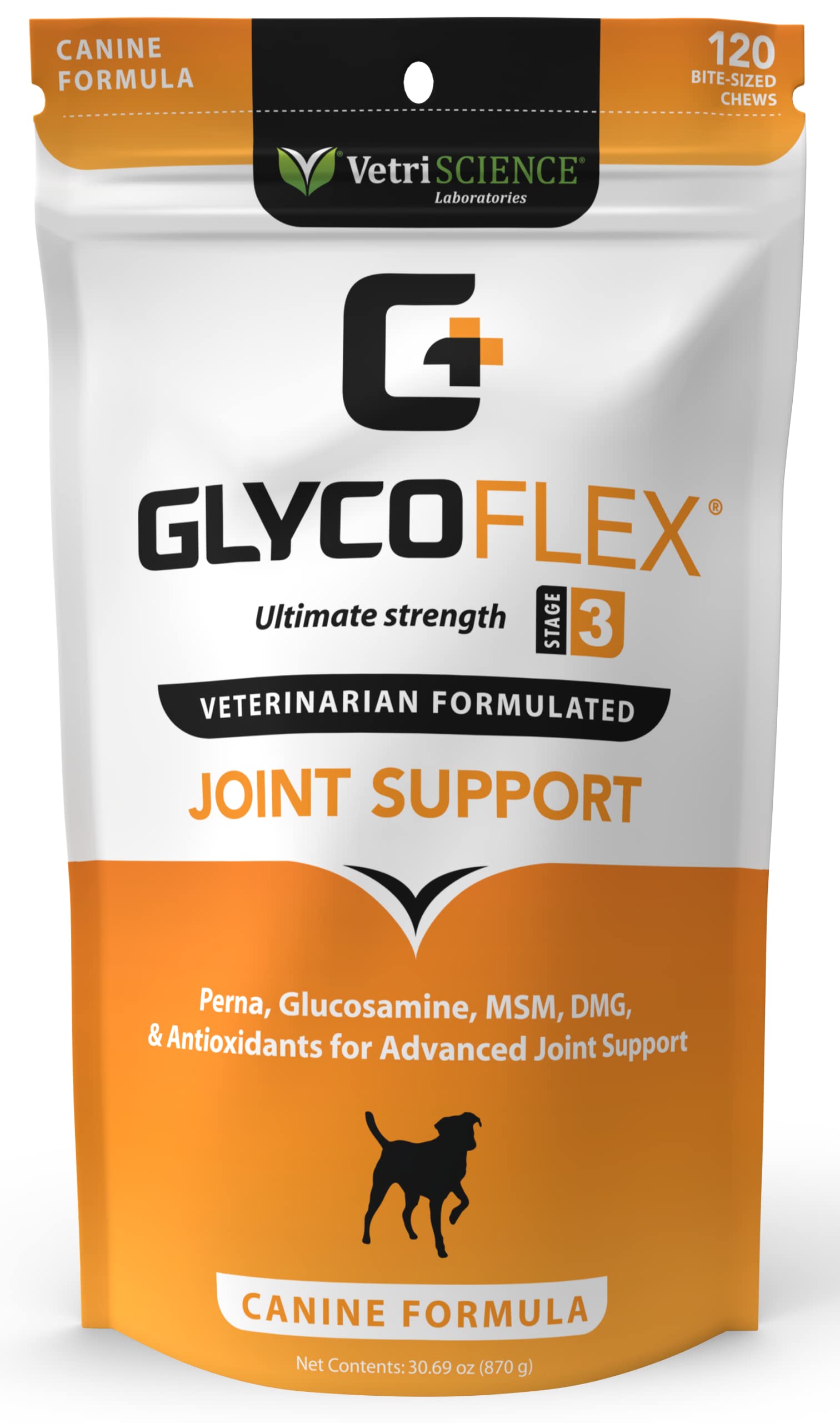 VetriScience GlycoFlex 3 Clinical Strength Joint Support for Dogs