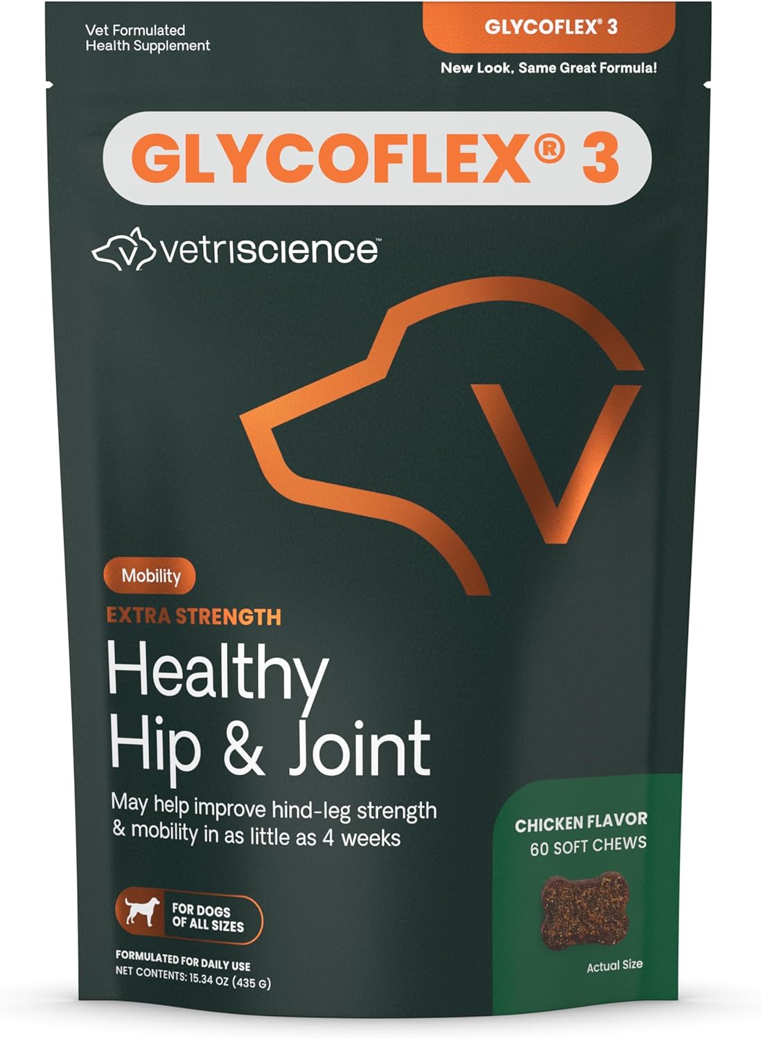 VetriScience GlycoFlex 3 Hip & Joint Support for Dogs