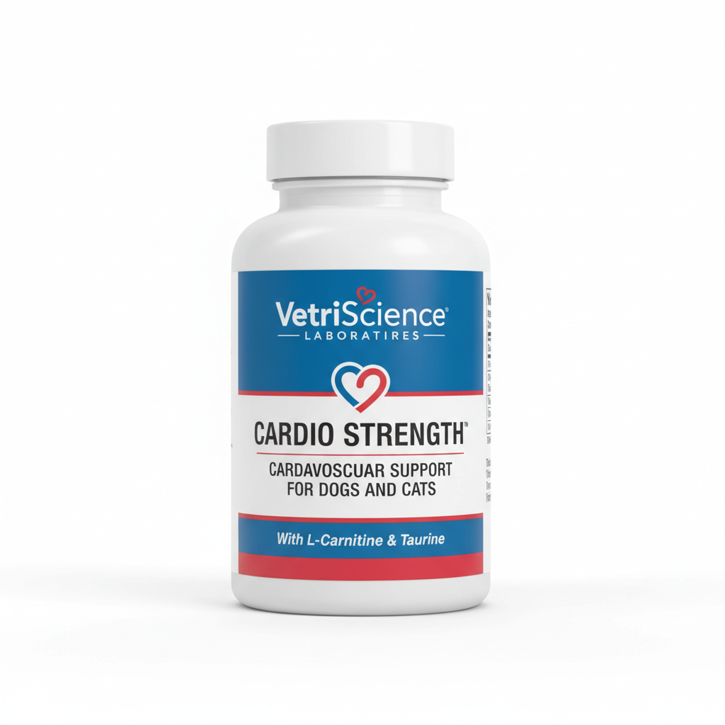 VetriScience Laboratories - Cardio Strength, Cardiovascular Support for Dogs and Cats heart health supplement