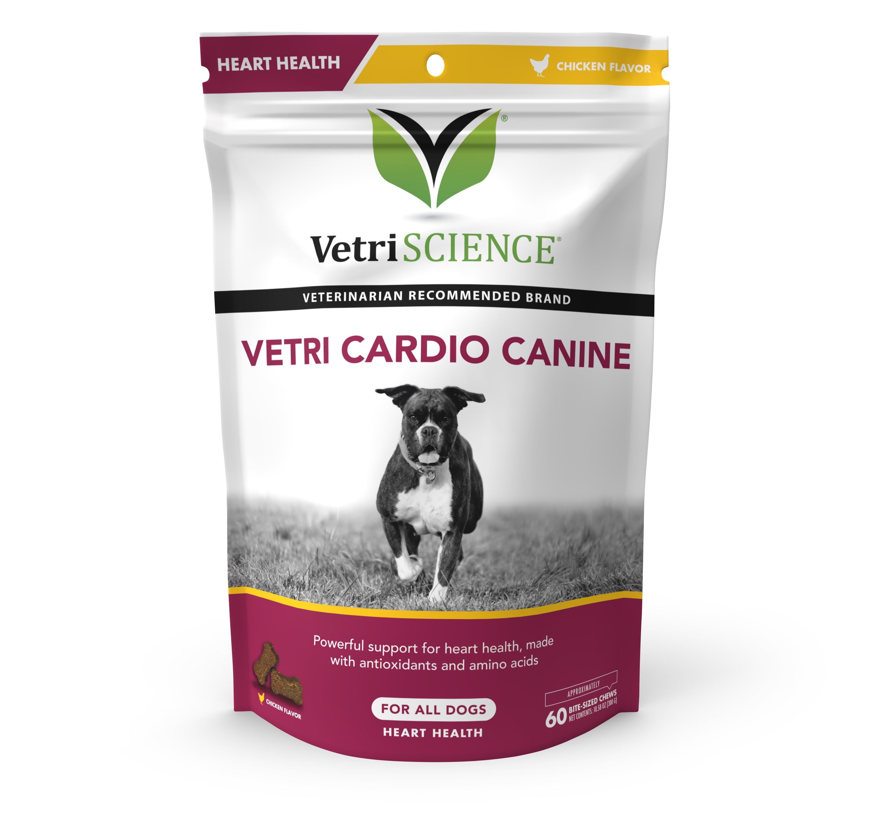 VetriScience Vetri Cardio Canine Cardiovascular Support pet supplement