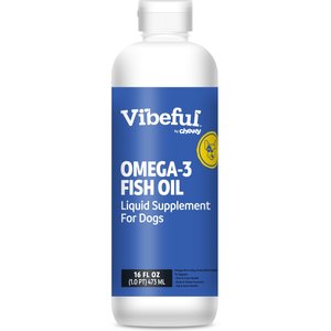 Vibeful Omega-3 Fish Oil Liquid Skin & Coat Supplement for Dogs pet supplement