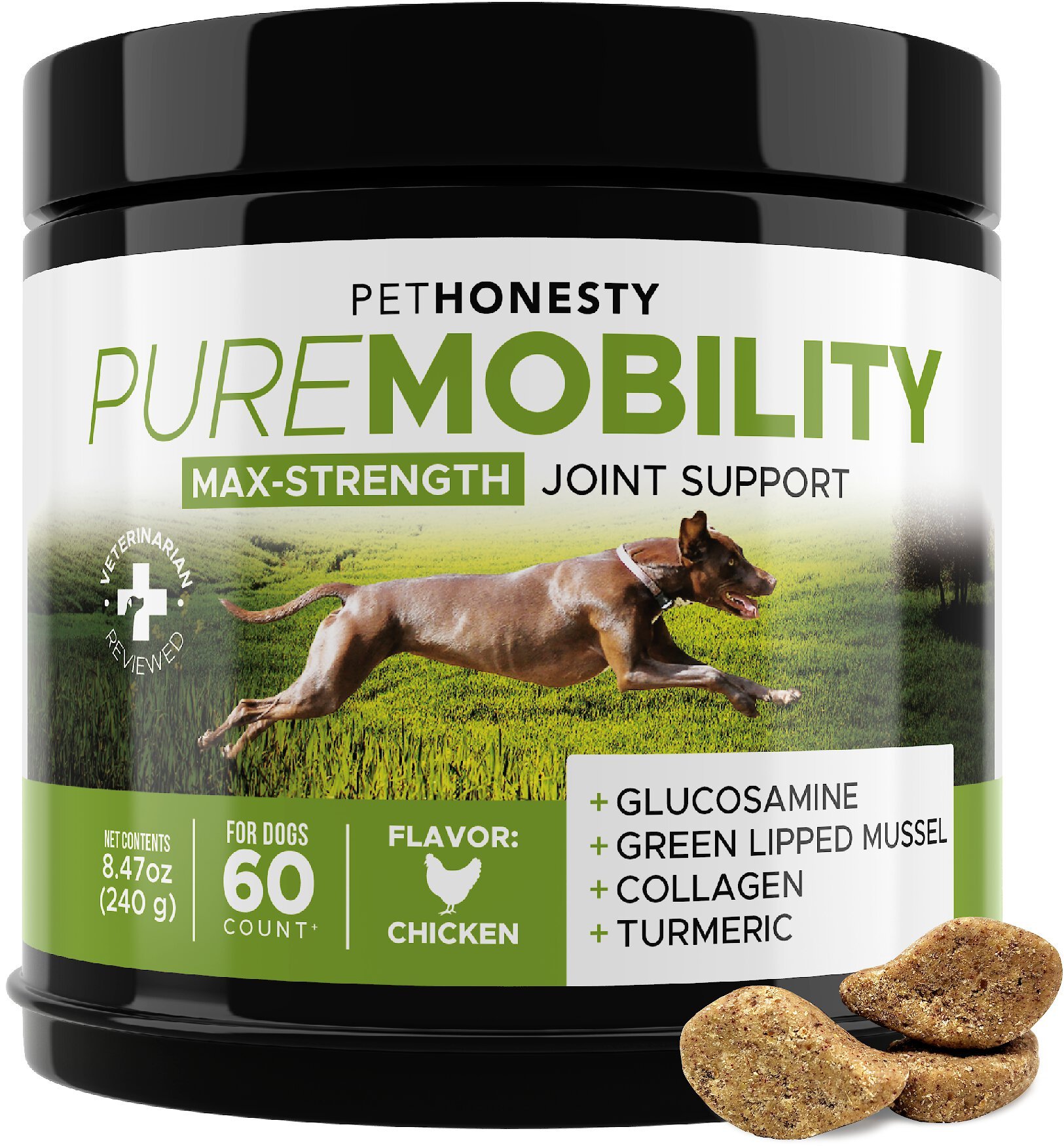 Wagwellies Joint & Mobility Soft Chews for Dogs, Chicken Flavored pet supplement
