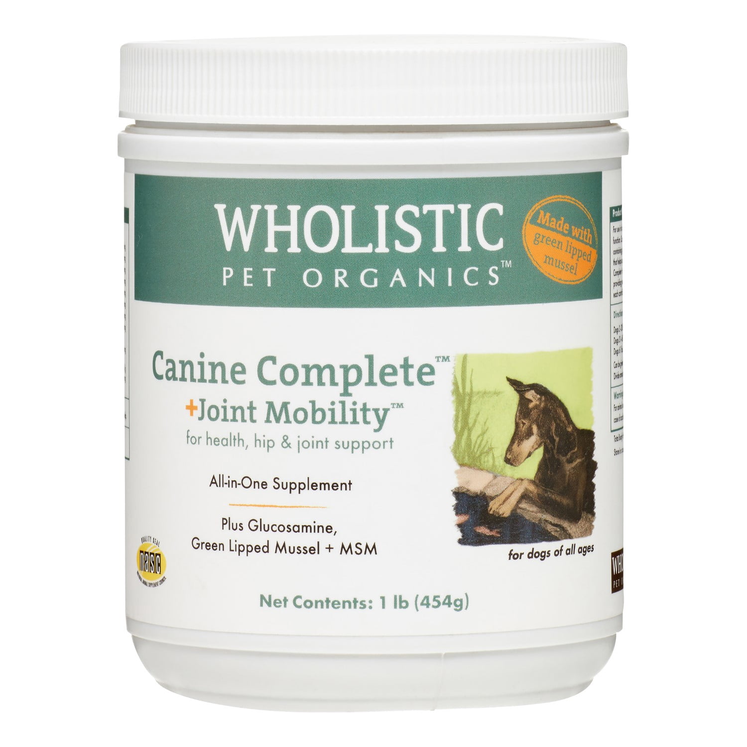 Wholistic Pet Organics Canine Complete Joint Mobility for Senior Dogs senior pet supplement