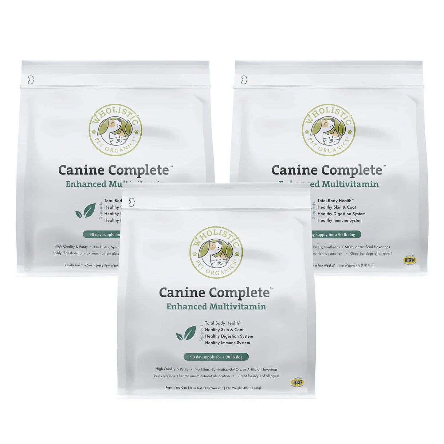 Wholistic Pet Organics Canine Complete Skin & Coat Formula skin & coat supplement