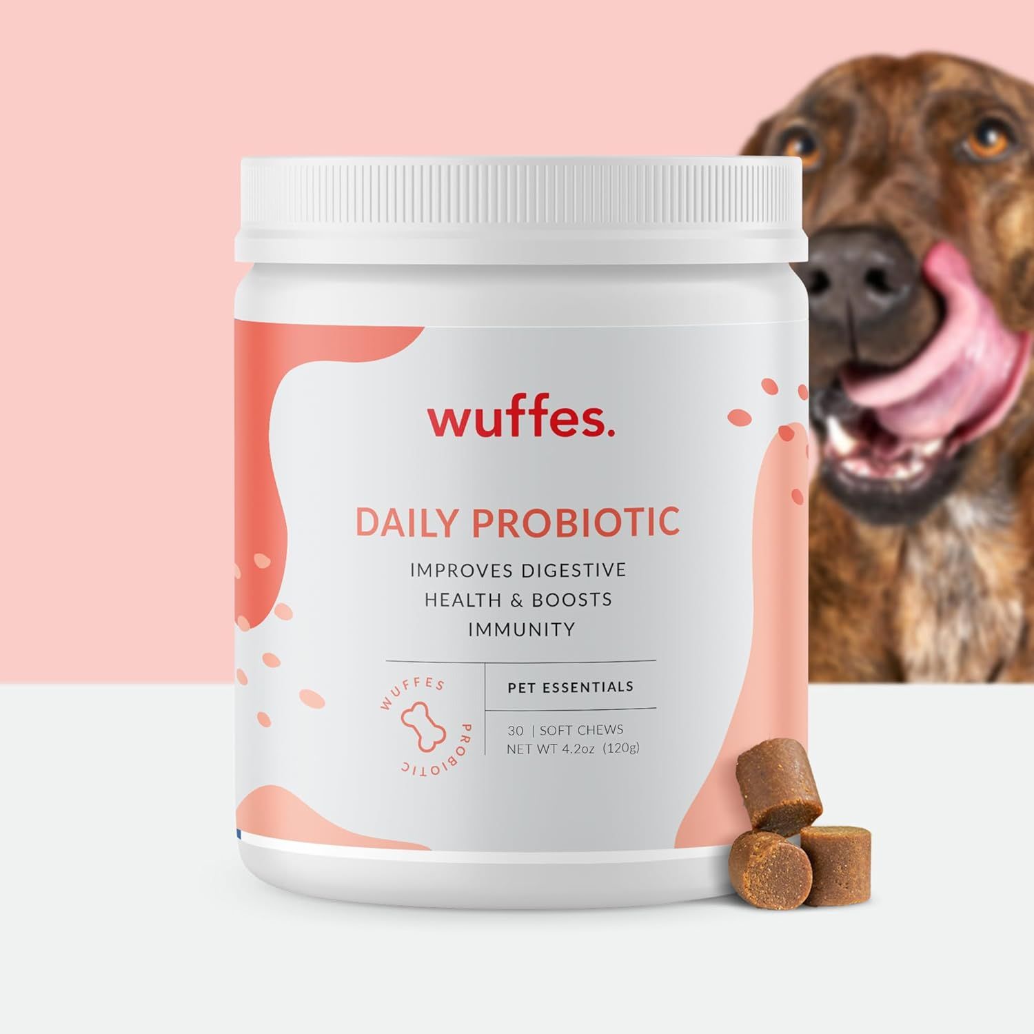 Wuffes Probiotic Chews for Dogs