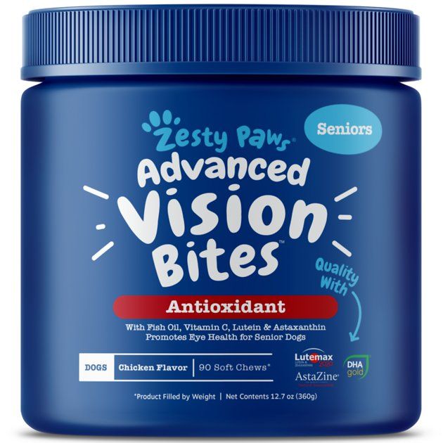 Zesty Paws Senior Vision Bites with Lutein & Zeaxanthin by Zesty Paws