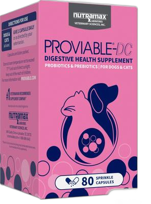 Nutramax Proviable Digestive Health Supplement for Cats and Dogs
