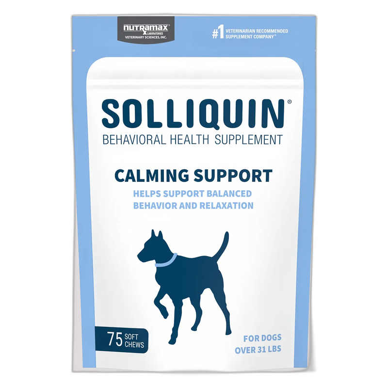 Nutramax Solliquin Calming Behavioral Health Supplement for Dogs