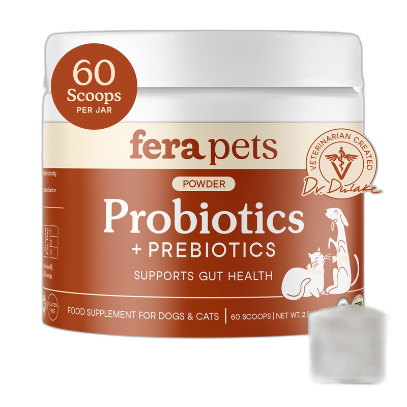 Fera Pet Organics Probiotics with Prebiotics for Dogs & Cats