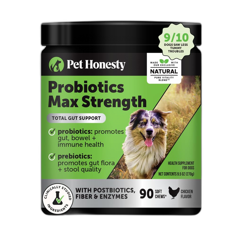 PetHonesty Digestive Probiotics MAX Strength for Dogs