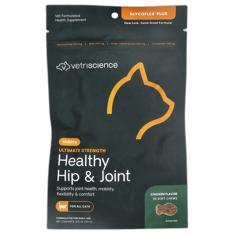 VetriScience Laboratories GlycoFlex 3 Hip and Joint Supplement for Cats