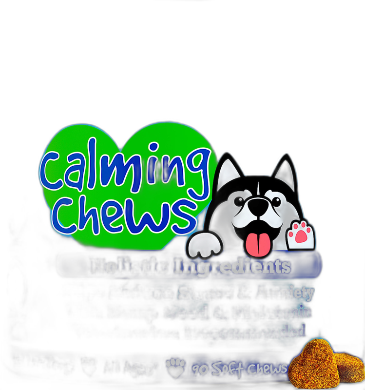 Well Loved Calming Chews for Dogs - Dog Calm Treats, Made in USA, Vet Developed, Behavior Support, Stress, Separation, Fireworks, Travel, Melatonin, Natural