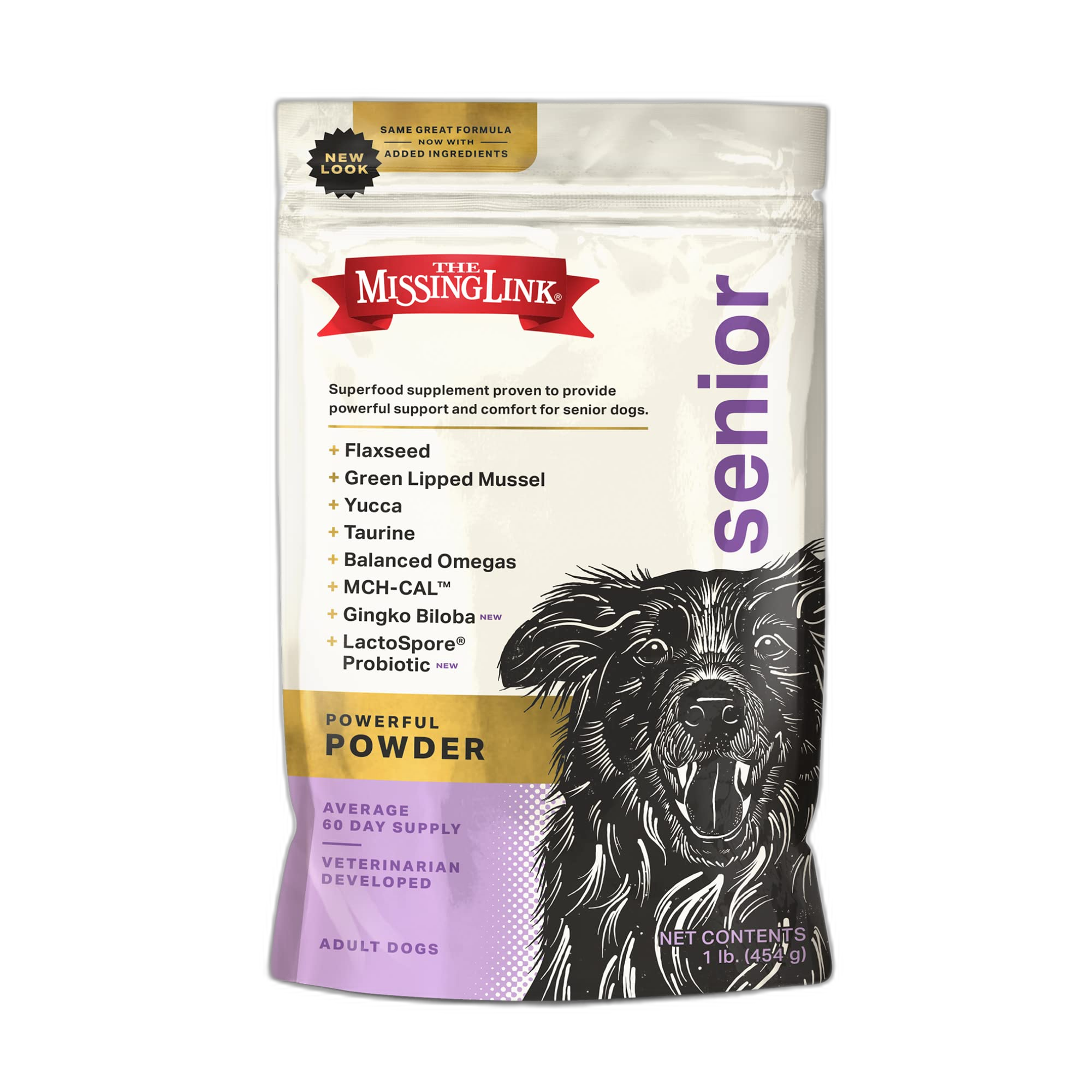 The Missing Link Ultimate Canine Senior Health Formula Dog Supplement pet supplement