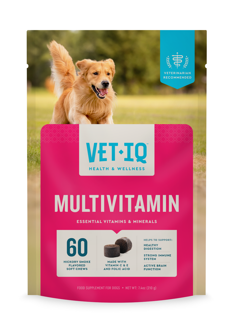 VetIQ Senior Care Daily Multivitamin Soft Chews for Dogs by VetIQ