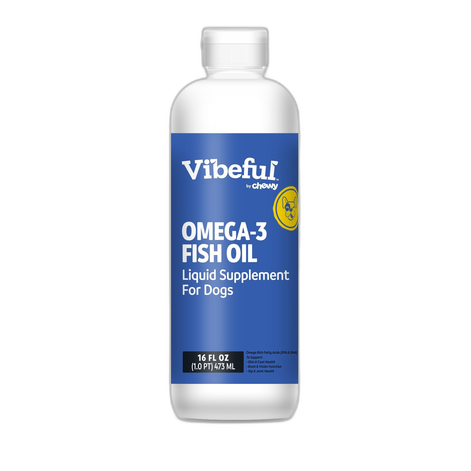 Vibeful Omega-3 Fish Oil Liquid Skin & Coat Supplement for Dogs pet supplement