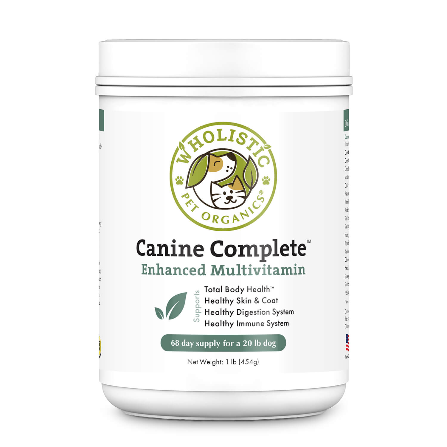 Wholistic Pet Organics Canine Complete Heart Supplement pet supplement